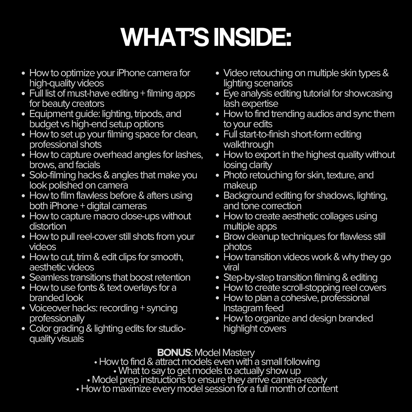 Content Couture: The Filming & Editing Course